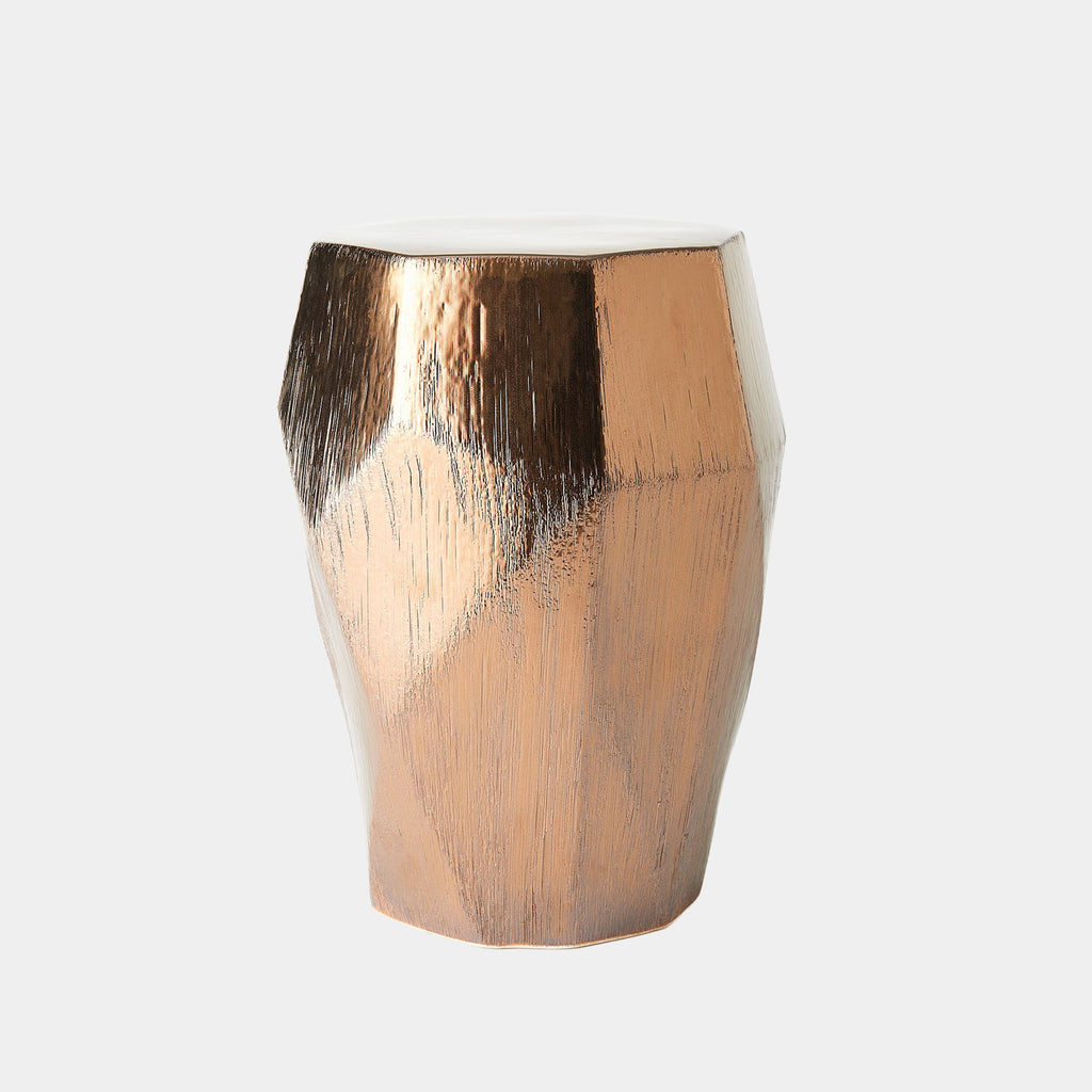 Origami Garden Stool - Bronze