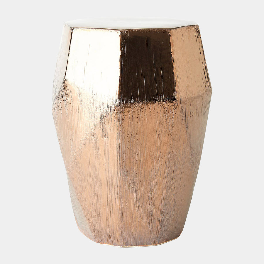 Origami Garden Stool - Bronze