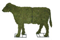 60 Inch Mossed Cow  Garden Topiary Frame
