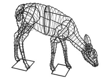 31 Inch Doe Garden Topiary Frame