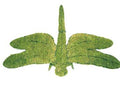 8 Inch Mossed Dragonfly Garden Topiary Frame