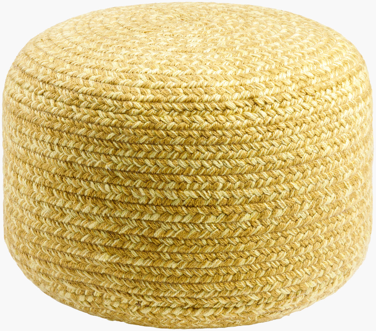 Entwined Pouf - Yellow