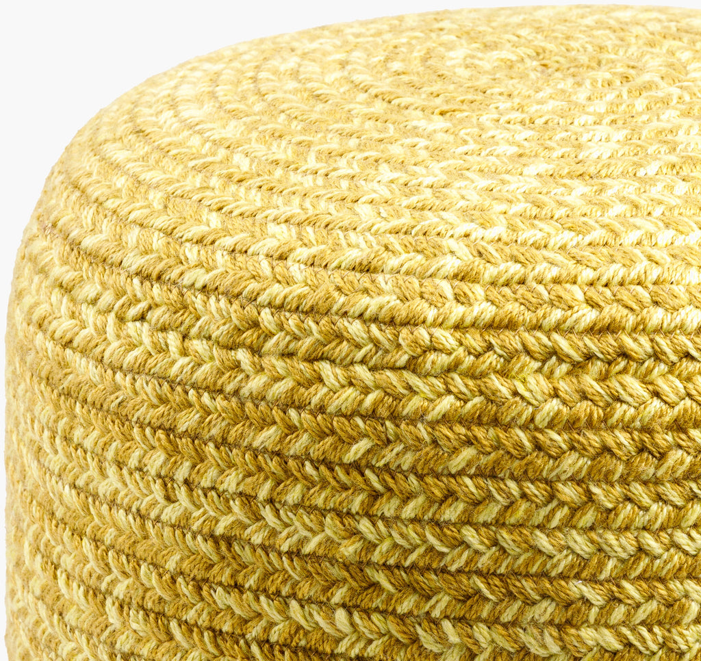 Entwined Pouf - Yellow