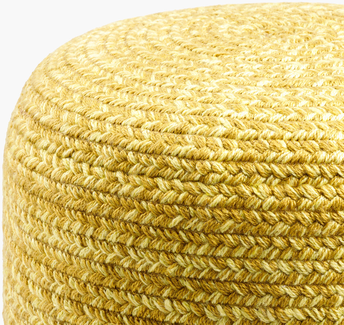 Entwined Pouf - Yellow