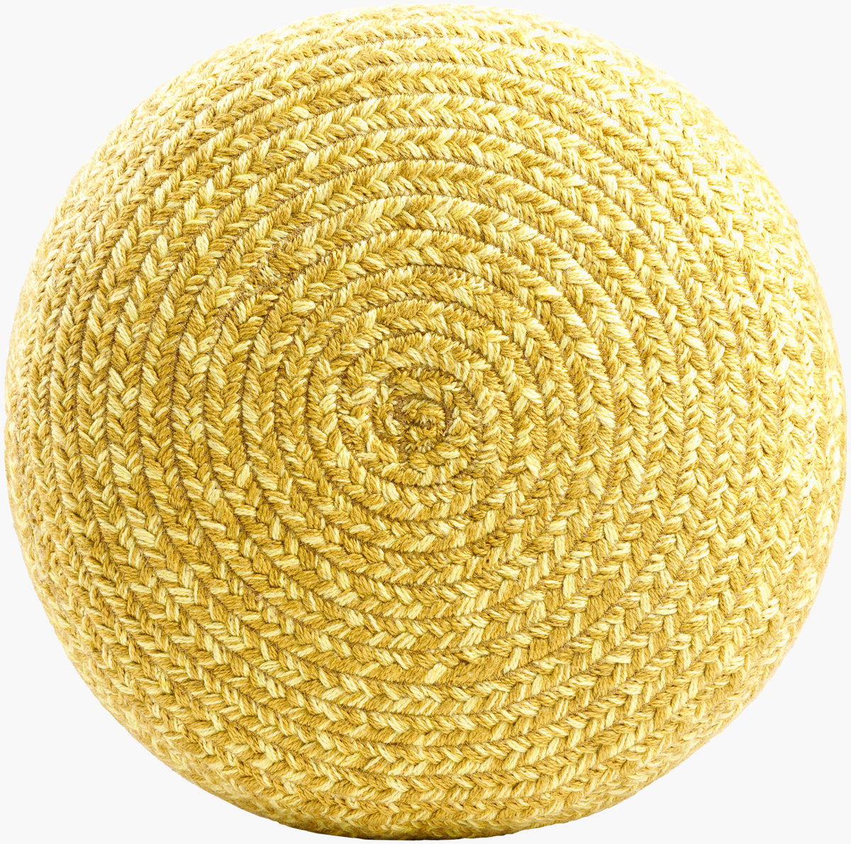 Entwined Pouf - Yellow