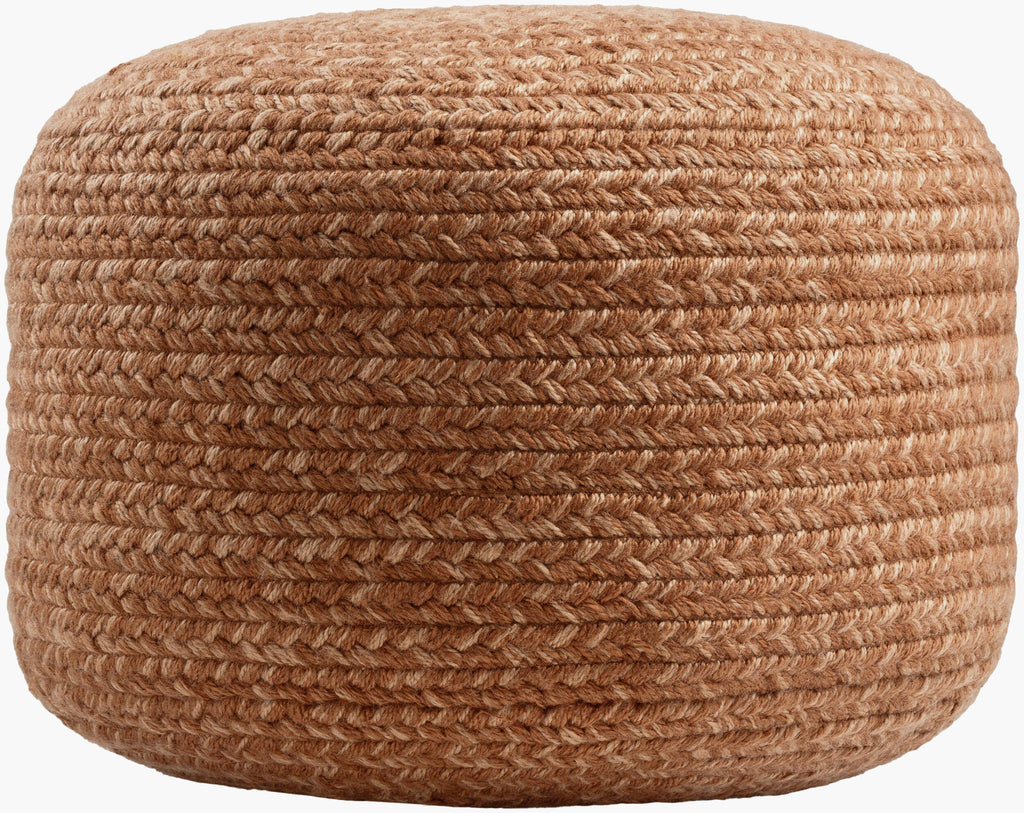 Entwined Pouf - Brown