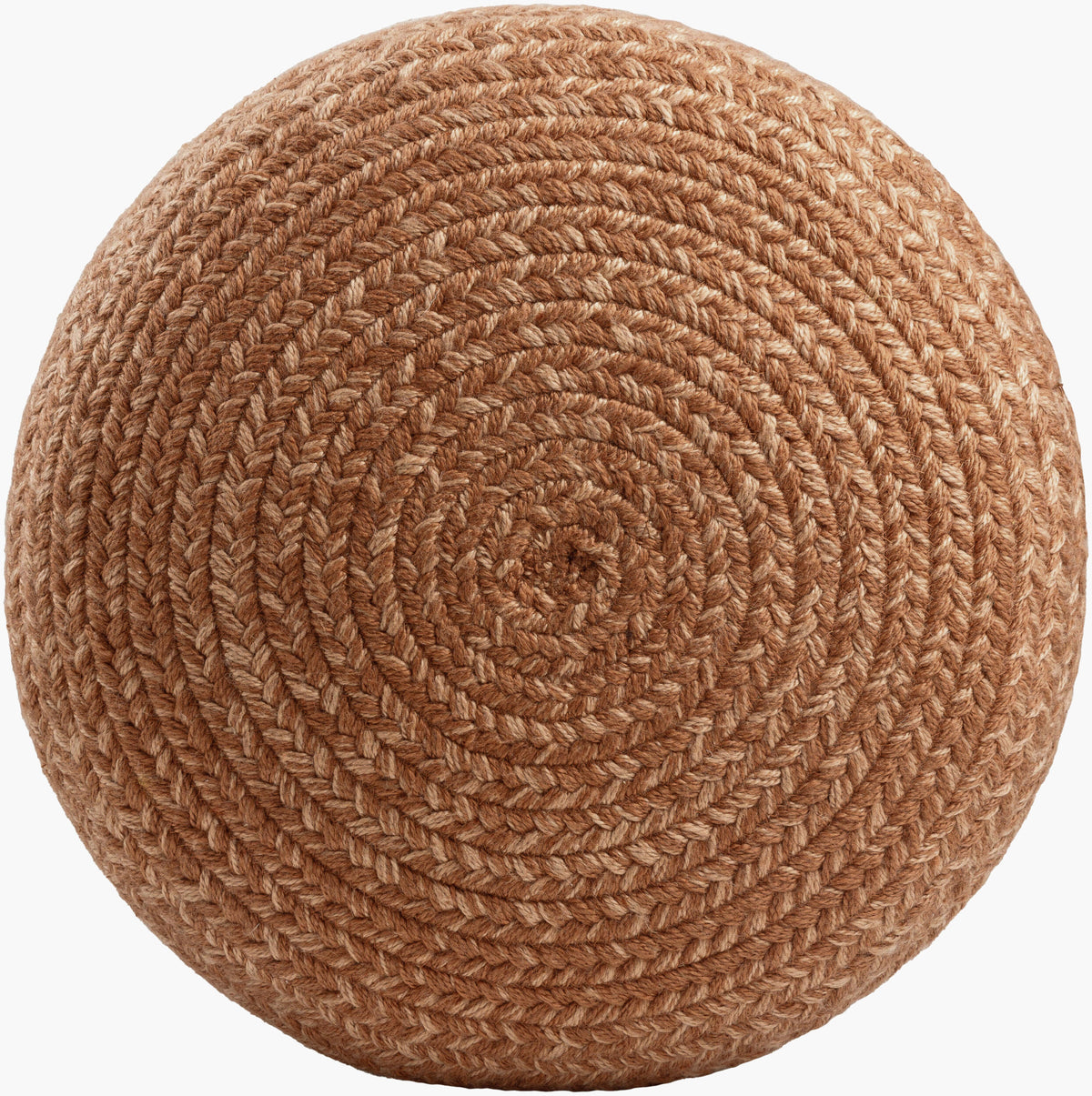 Entwined Pouf - Brown