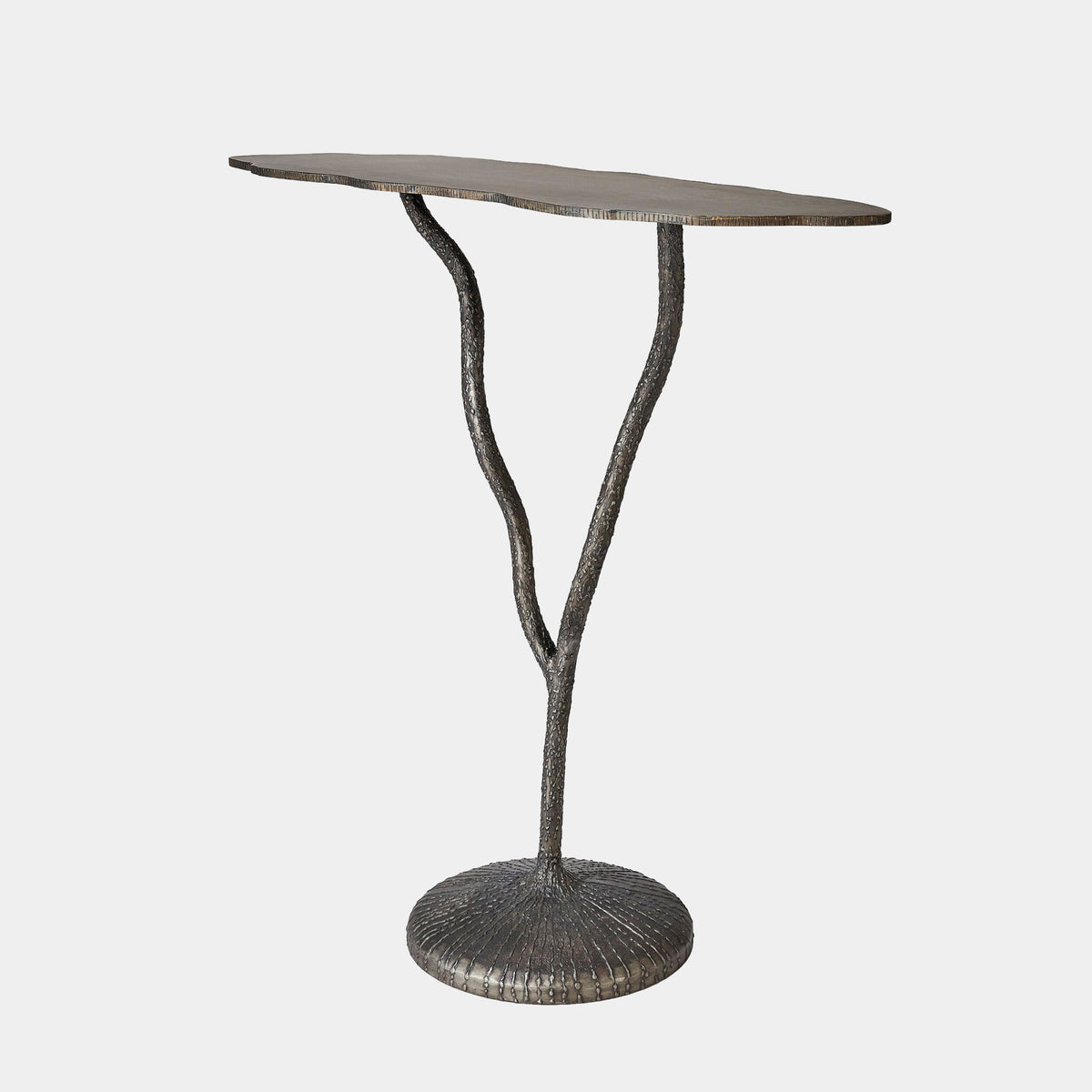 Forest Blossom Console - Natural Iron