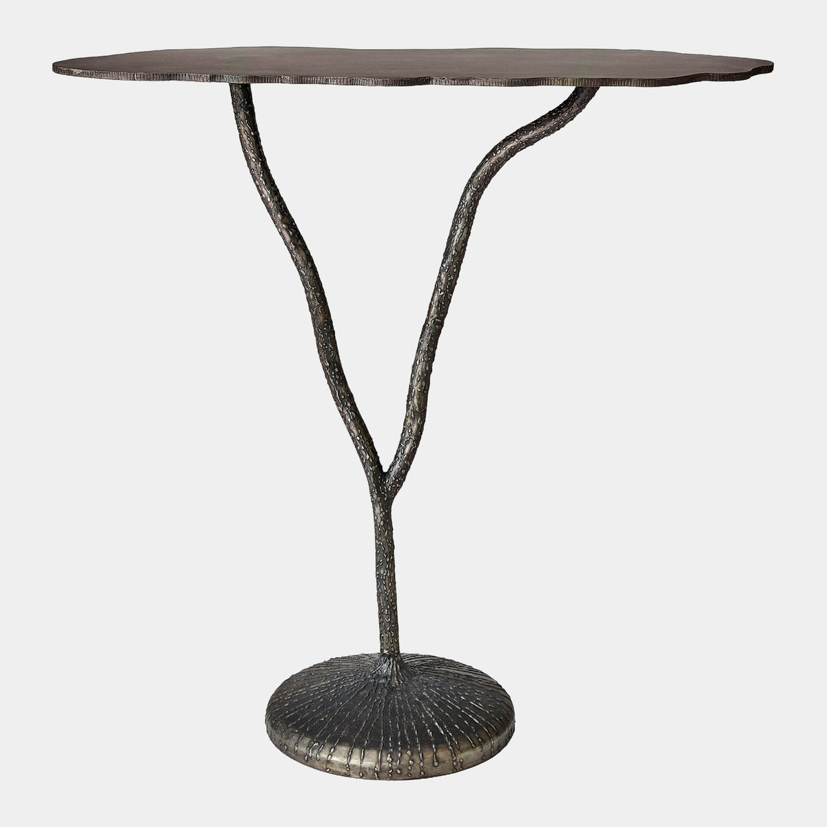 Forest Blossom Console - Natural Iron