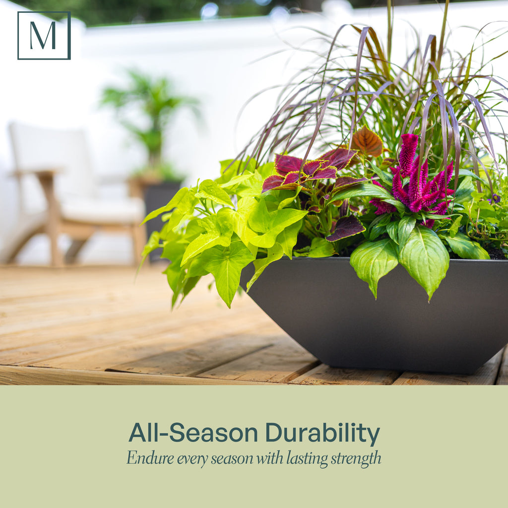 Evolve 20in Tapered Bowl Planter (2-Pack), view 8