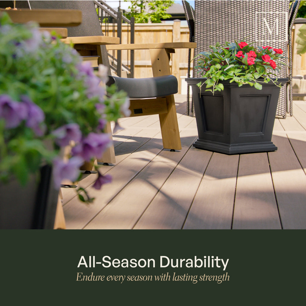 Fairfield 16in Self-Watering Square Planter, view 8