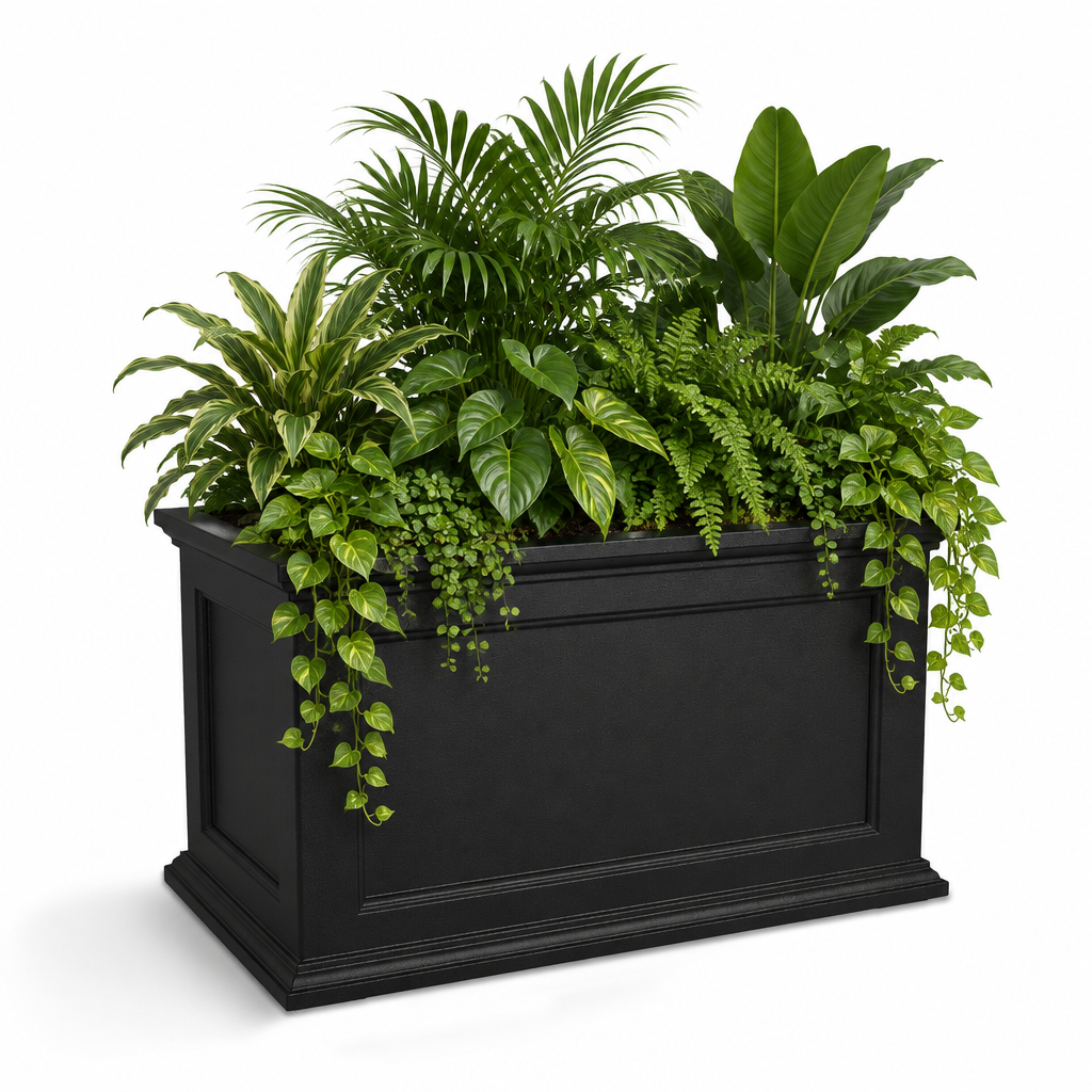 Fairfield 20x36 Self-Watering Rectangle Planter