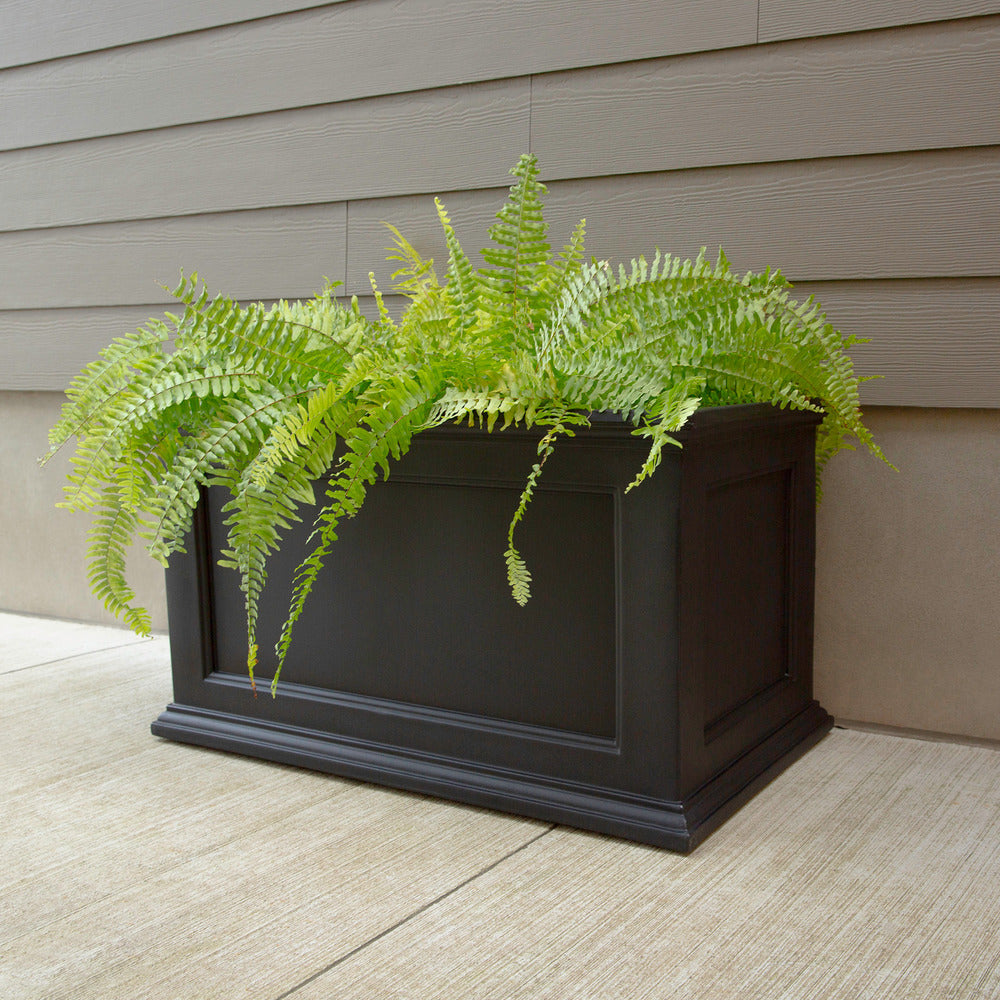 Fairfield 20x36 Self-Watering Rectangle Planter, view 3
