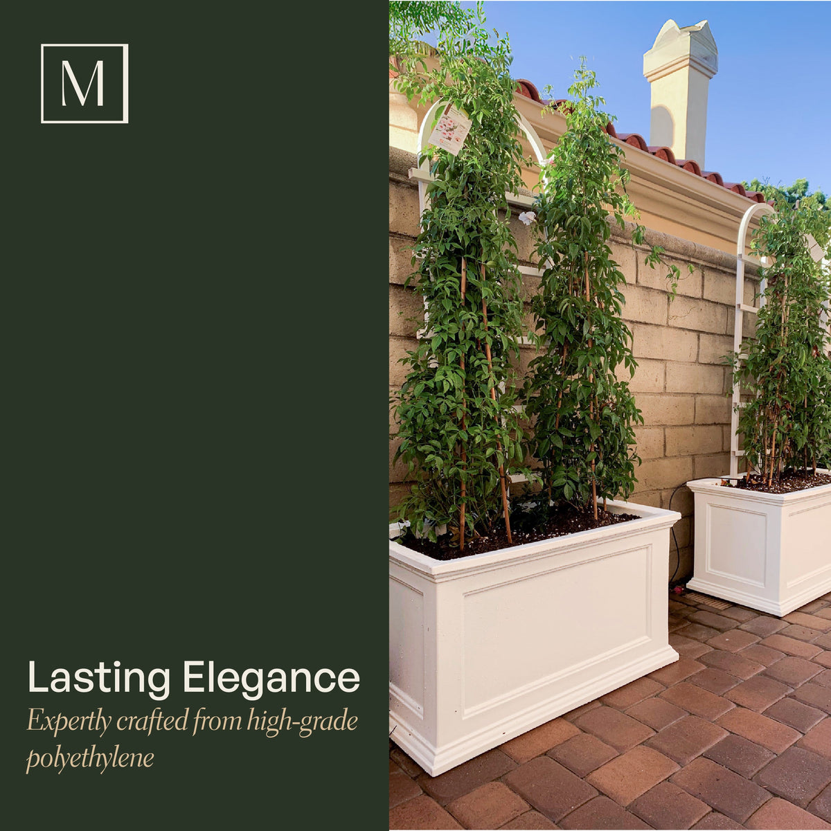 Fairfield 20x36 Self-Watering Rectangle Planter, view 7