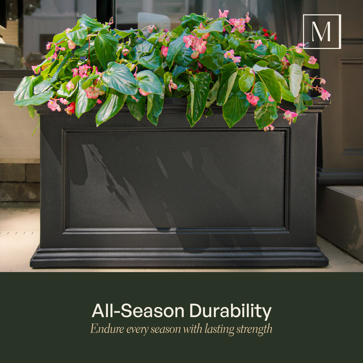 Fairfield 20x36 Self-Watering Rectangle Planter, view 8
