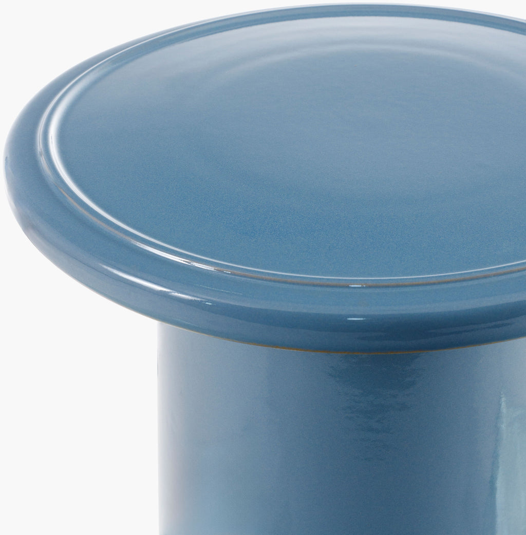 Falkland Road Garden Stool - Medium Gray