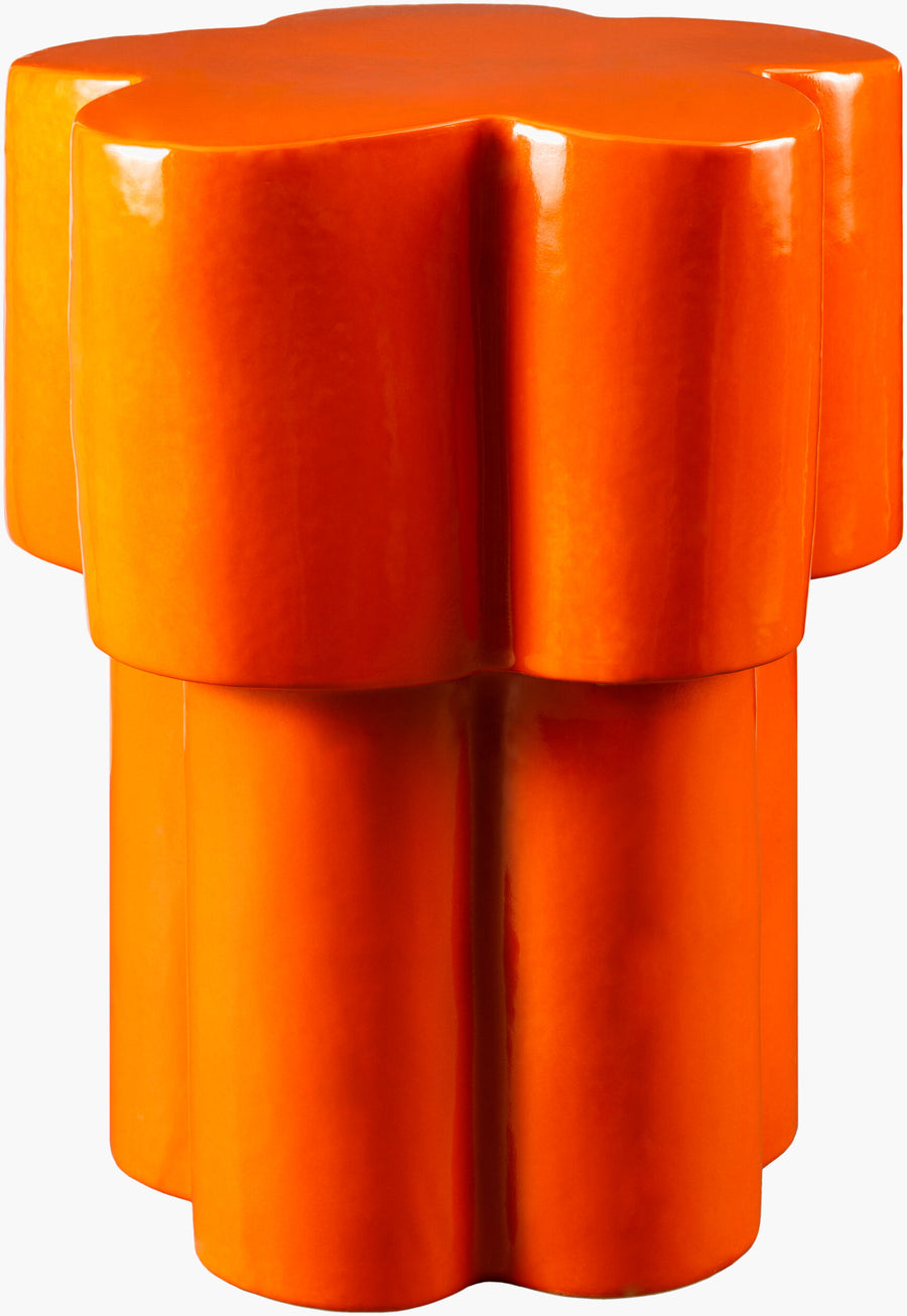 Falkland Road Garden Stool - Burnt Orange