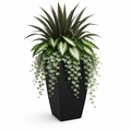Kobi 26in Self-Watering Tall Planter