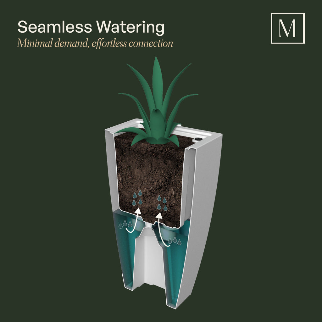Kobi 26in Self-Watering Tall Planter, view 6