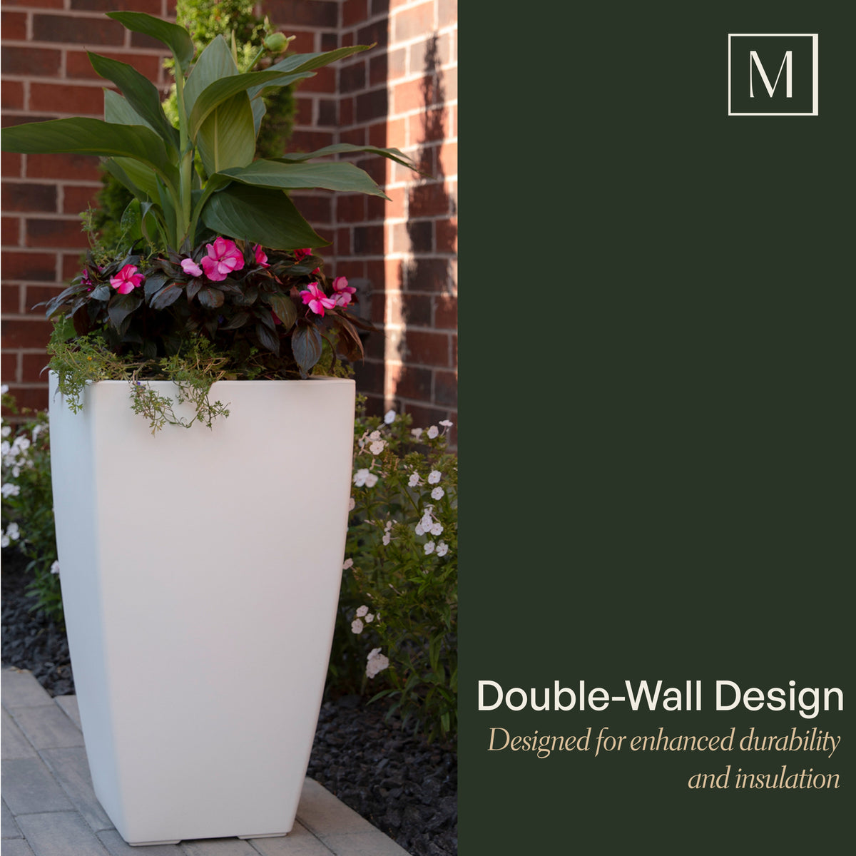 Kobi 26in Self-Watering Tall Planter, view 8