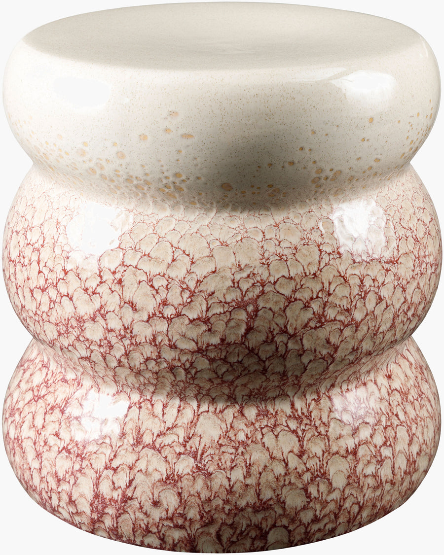 Osambela Garden Stool - Coral, Low