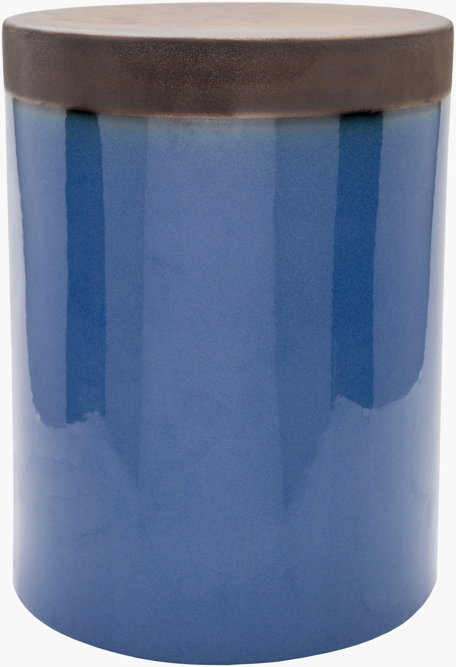 Palominas Garden Stool - Dark Brown & Dark Blue