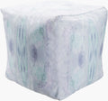 Agua Pouf - Blue, Gray & White