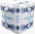 Agua Pouf - Blue & Gray