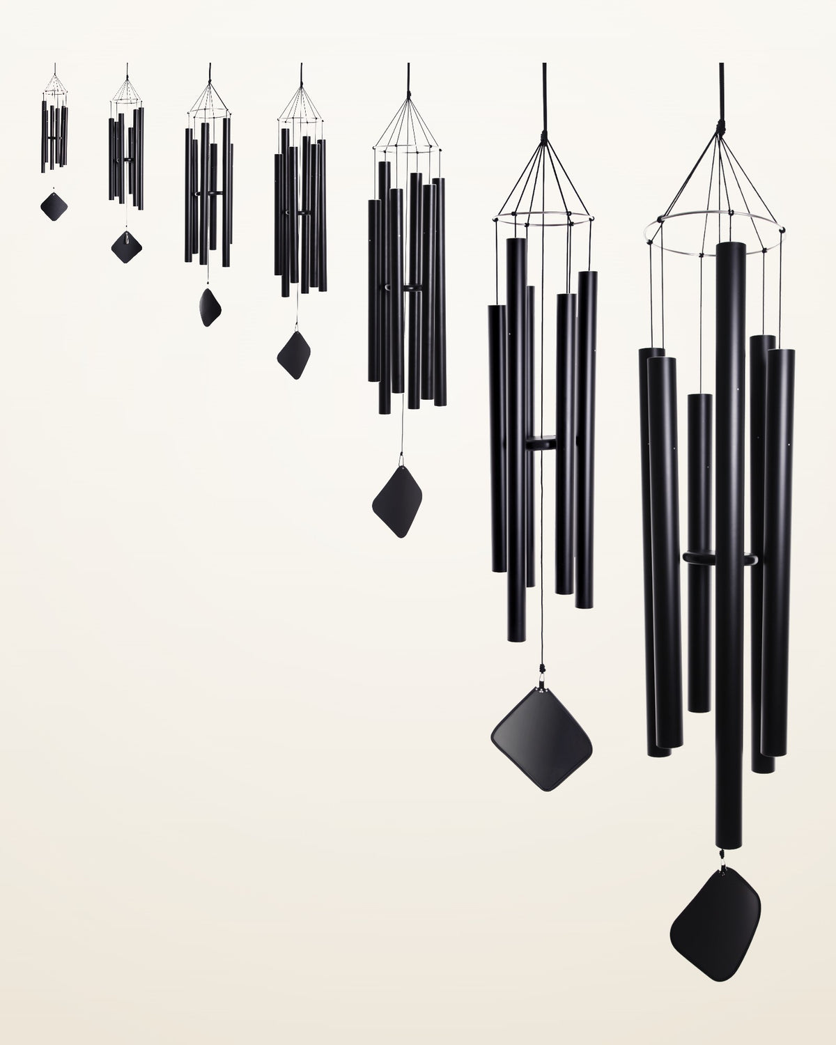 Quartal wind chime family, soprano through basso profundo