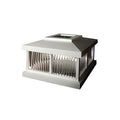 Solar Light Cap for Mailbox Posts - White