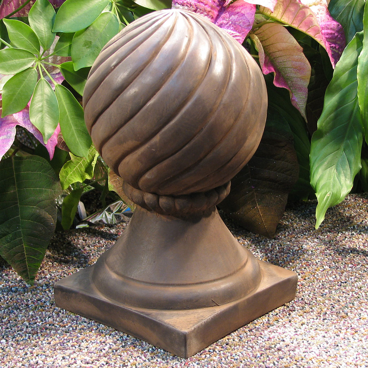 Spiral Ball Finial