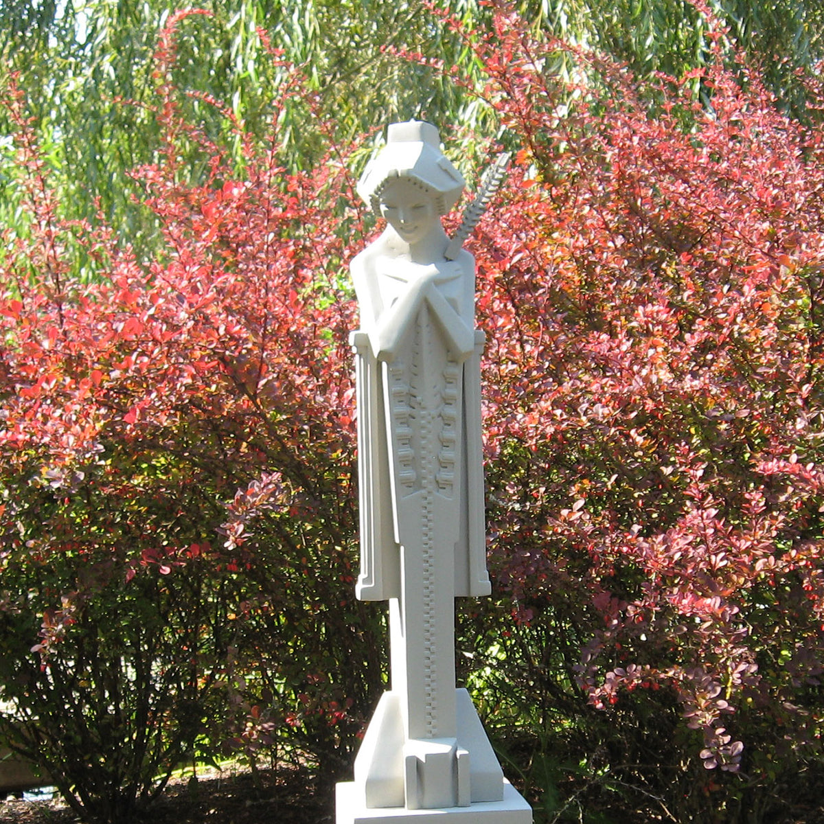 Frank Lloyd Wright Midway Gardens Sprite with Baton, 31 in.