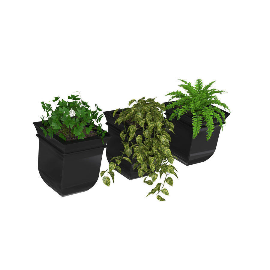Valencia 8in Self-Watering Wall Planter (3-Pack)