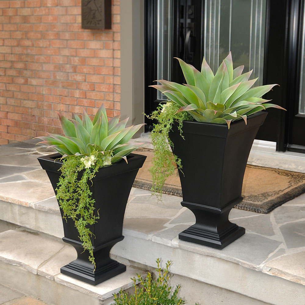 Vienna 25in Tall Urn Planter (2-Pack), view 3