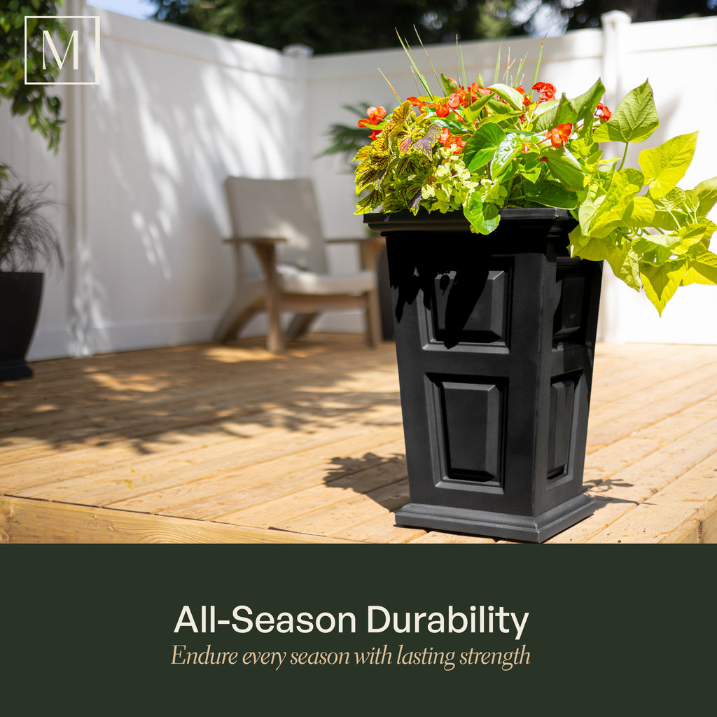 Wyndham 24in Self-Watering Tall Planter (2-Pack), view 7